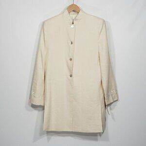Lord & Tayor Cream Linen Jacket  NWT SIZE 8
